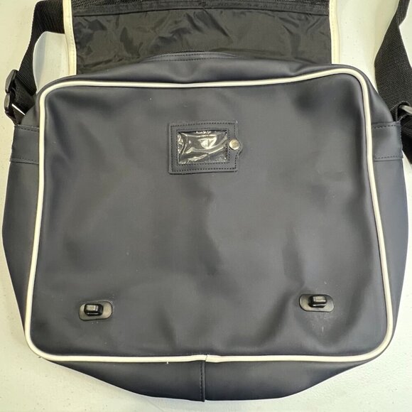 Gap Vintage Messenger and Tote Bags Navy White School Travel Work Laptop Y2K VTG - Picture 5 of 14